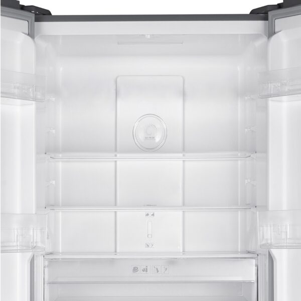 Kühlschrank mit Gefrierer 362L silbergrau – Bild 6
