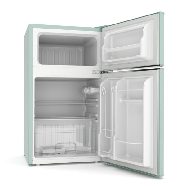 Kühlschrank mit Gefrierfach HOLO 90L mint – Bild 3