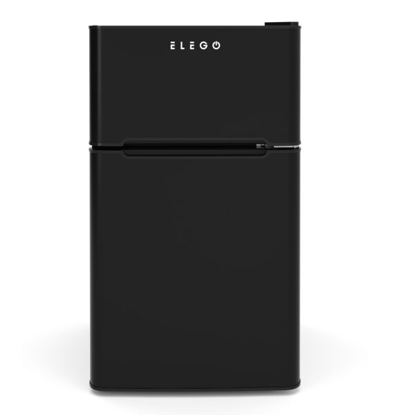 Kühlschrank mit Gefrierfach SLON 90L schwarz – Bild 2