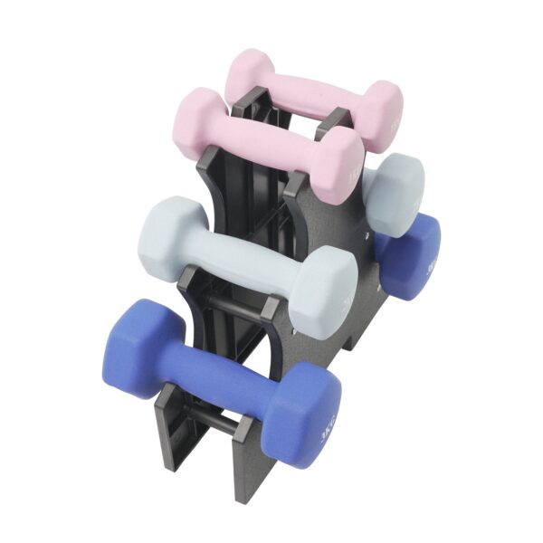 Kurzhantel Set 1 - 3 kg mit Ständer – Bild 2