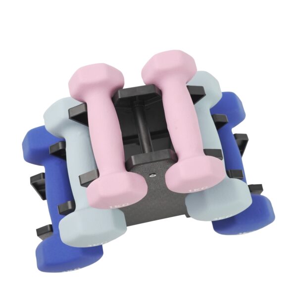Kurzhantel Set 1 - 3 kg mit Ständer – Bild 3