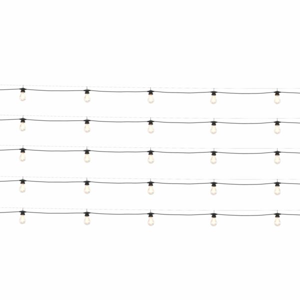 LED Lichterkette Outdoor mit 25 Glühbirnen 15 m