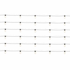 LED Lichterkette Outdoor mit 30 Glühbirnen 23 m