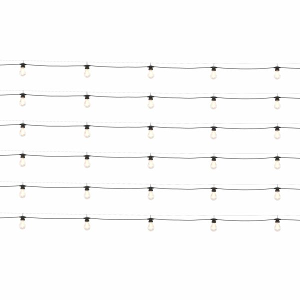 LED Lichterkette Outdoor mit 30 Glühbirnen 23 m