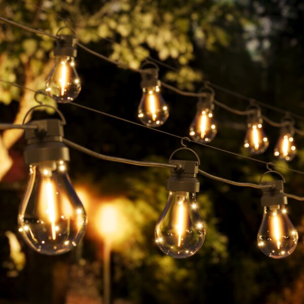 LED Lichterkette Outdoor mit 16 Glühbirnen 8 m – Bild 2
