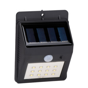 LED Solar Wandleuchte mit Bewegungsmelder