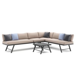 Lounge CALVI multifunktional beige/anthrazit