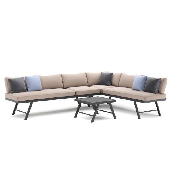 Lounge CALVI multifunktional beige/anthrazit