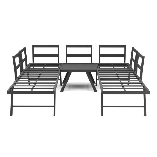Lounge CALVI multifunktional beige/anthrazit – Bild 9