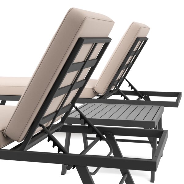 Lounge CALVI multifunktional beige/anthrazit – Bild 10