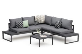 Lounge CAMILA anthrazit/schwarz