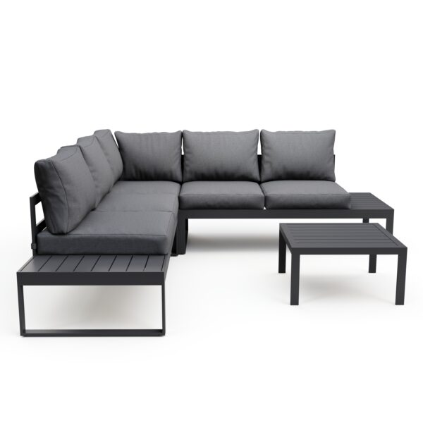 Lounge CAMILA anthrazit/schwarz – Bild 3