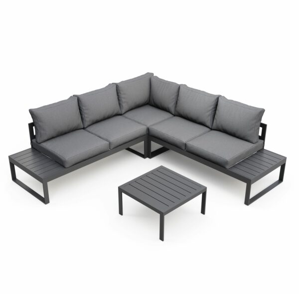 Lounge CAMILA anthrazit/schwarz – Bild 5