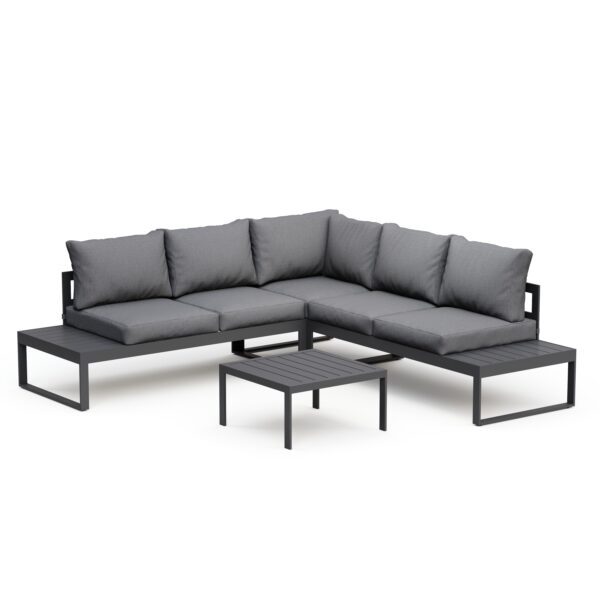 Lounge CAMILA anthrazit/schwarz – Bild 2