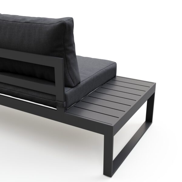 Lounge CAMILA anthrazit/schwarz – Bild 9