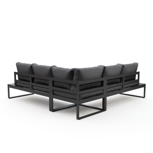 Lounge CAMILA anthrazit/schwarz – Bild 6