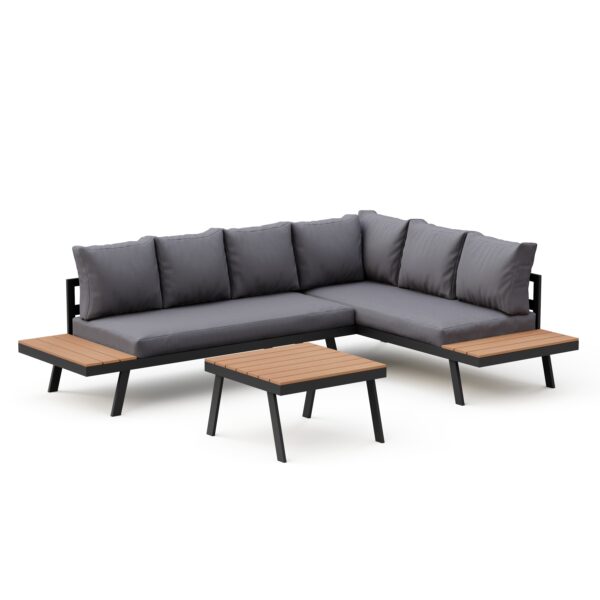 Lounge PHILOMEA anthrazit/schwarz – Bild 2