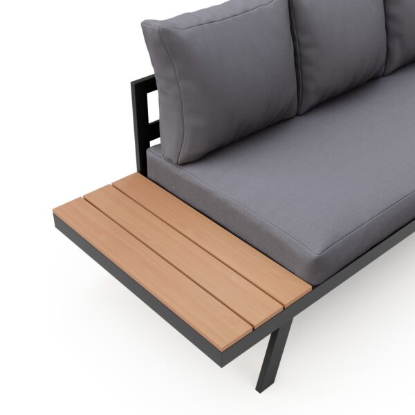 Lounge PHILOMEA anthrazit/schwarz – Bild 6