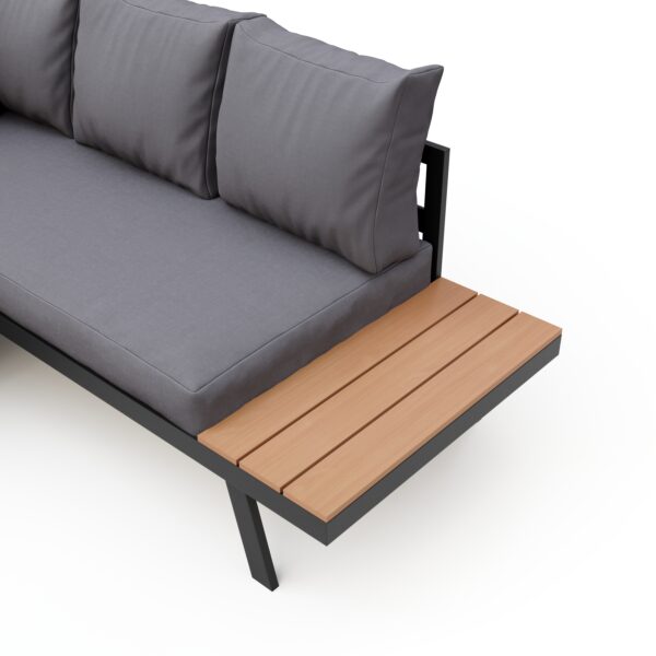 Lounge PHILOMEA anthrazit/schwarz – Bild 7