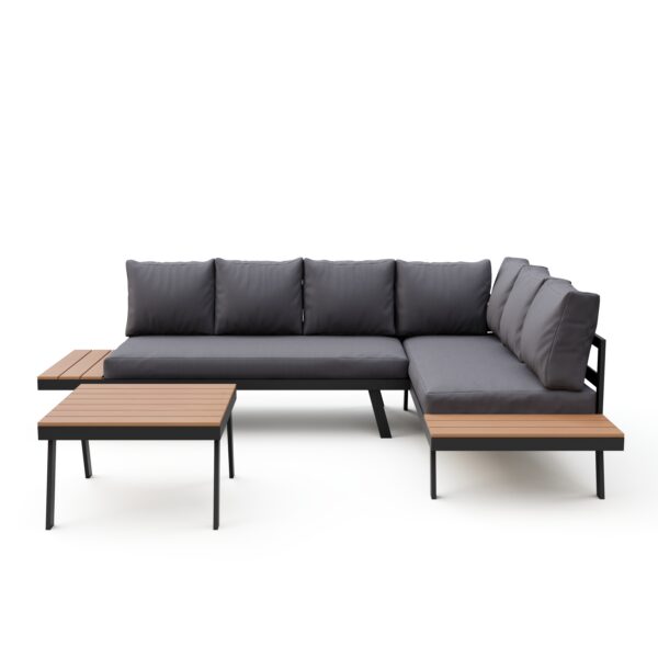 Lounge PHILOMEA anthrazit/schwarz – Bild 3