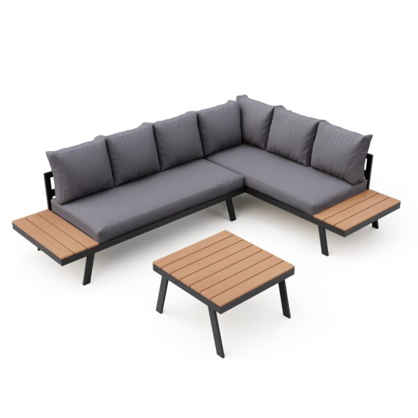 Lounge PHILOMEA anthrazit/schwarz – Bild 4