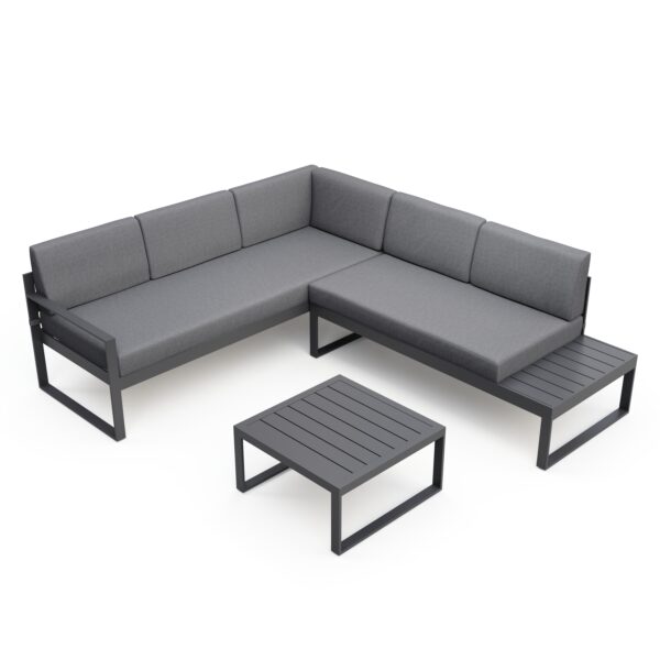 Lounge ROKSOLANA anthrazit/schwarz – Bild 5