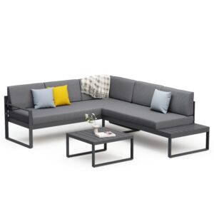 Lounge ROKSOLANA anthrazit/schwarz