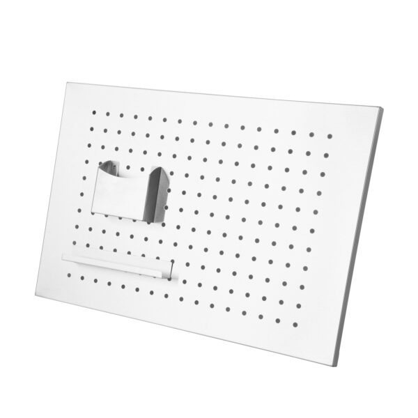Magnettafel Lochwand Edelstahl 50 x 34 cm – Bild 3