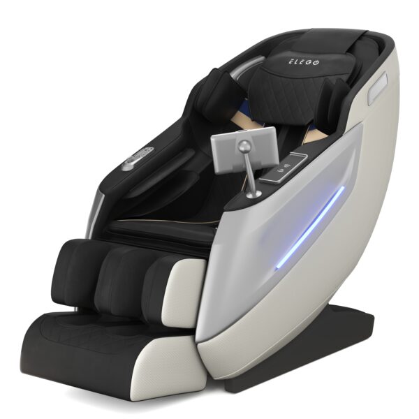Massagesessel MELLORA SL TRACK schwarz/weiss