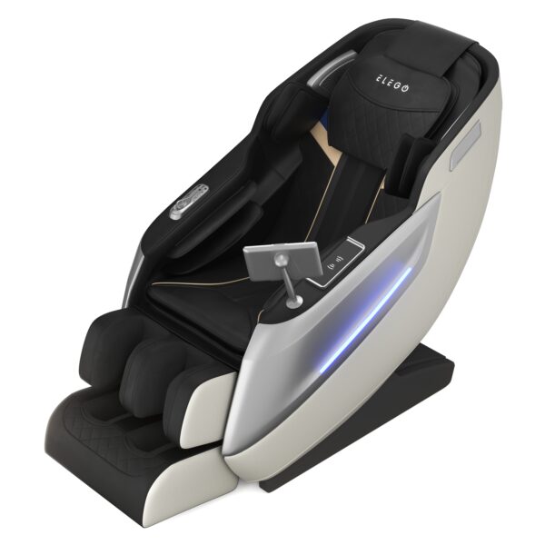 Massagesessel MELLORA SL TRACK schwarz/weiss – Bild 5