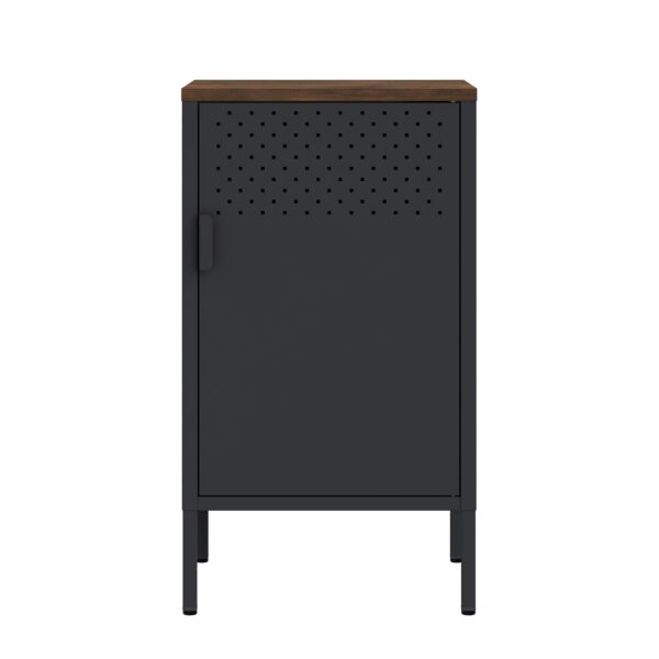 Nachttisch Metall AMET 40 x 76 cm schwarz – Bild 2