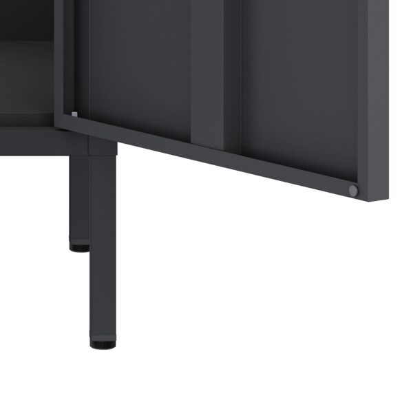Nachttisch Metall AMET 40 x 76 cm schwarz – Bild 6
