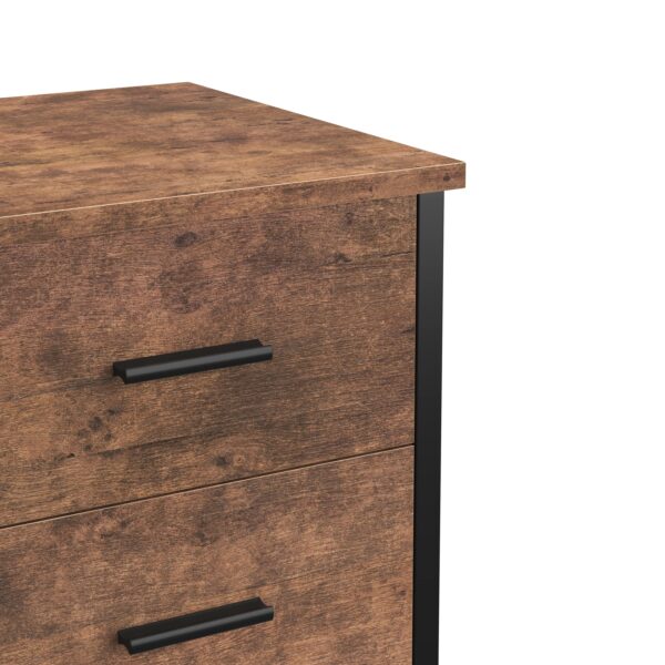 Nachttisch Vintage BONITA 40 x 60 cm mit 3 Schubladen – Bild 5