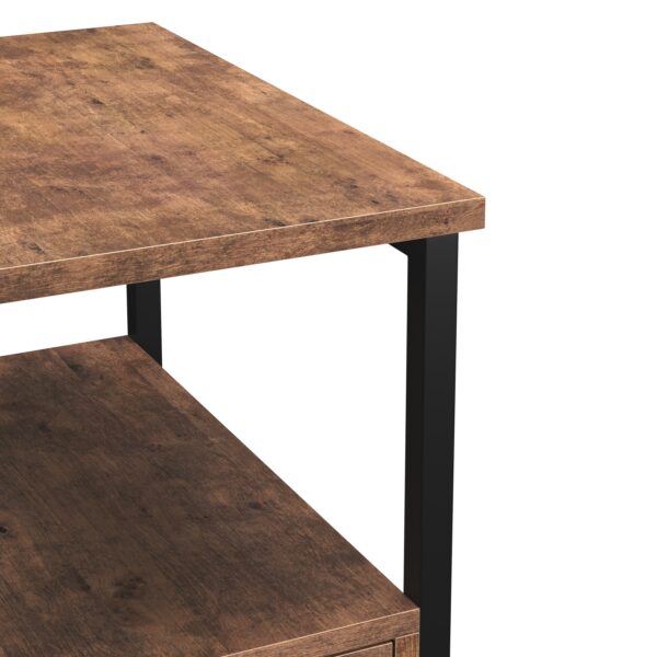 Nachttisch Vintage BONITA 30 x 61 cm mit 2 Schubladen – Bild 4