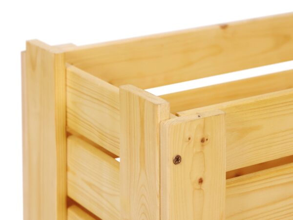 Obstkiste Holz 58 x 38 x 42 cm natur – Bild 4