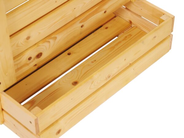 Obstkiste Holz 58 x 38 x 42 cm natur – Bild 6