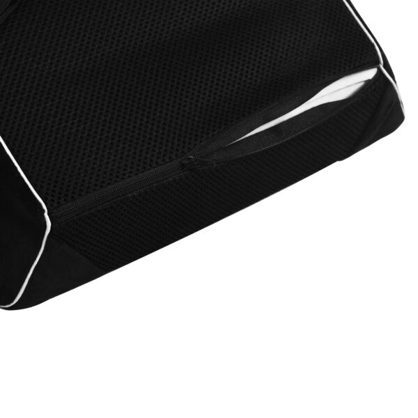 Orthopädisches Rückenkissen Samt 45 x 39 cm schwarz – Bild 6