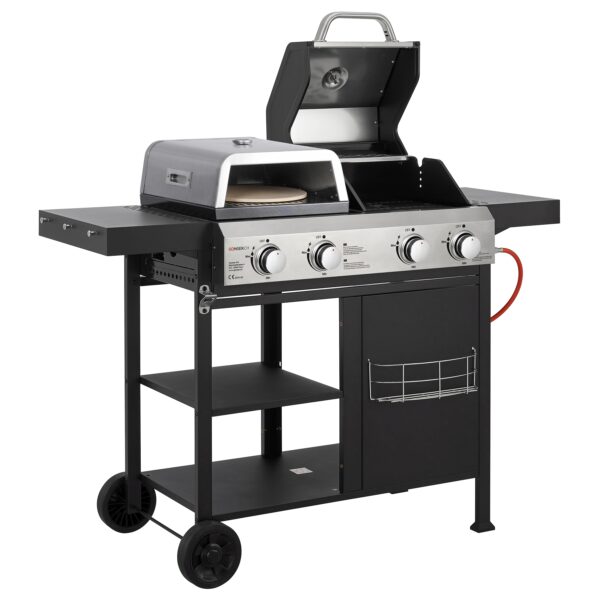 Gasgrill Pizzagrill 4 Brenner – Bild 5