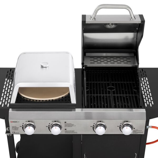 Gasgrill Pizzagrill 4 Brenner – Bild 7