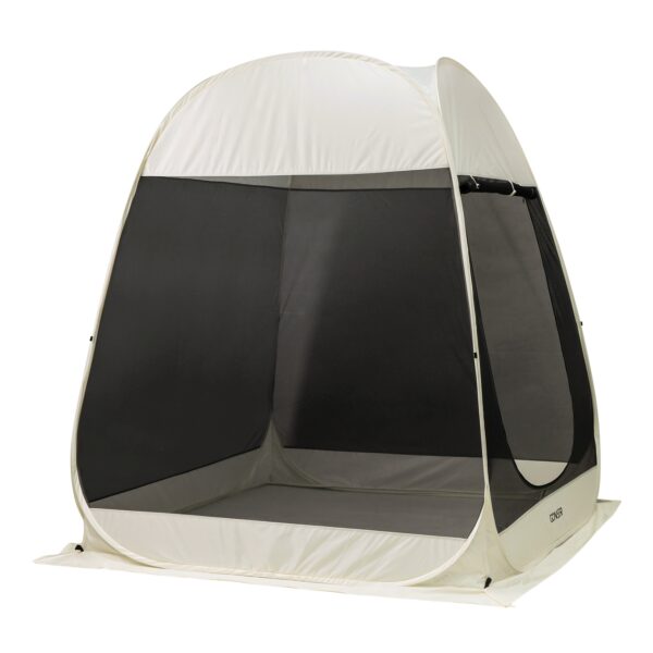 Pop-Up Pavillon LED 2-3 Personen 2 x 2 m transparent/schwarz – Bild 4