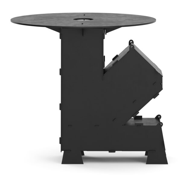 Raketenofen mit Grillplatte 36 x 14 x 57 cm – Bild 3