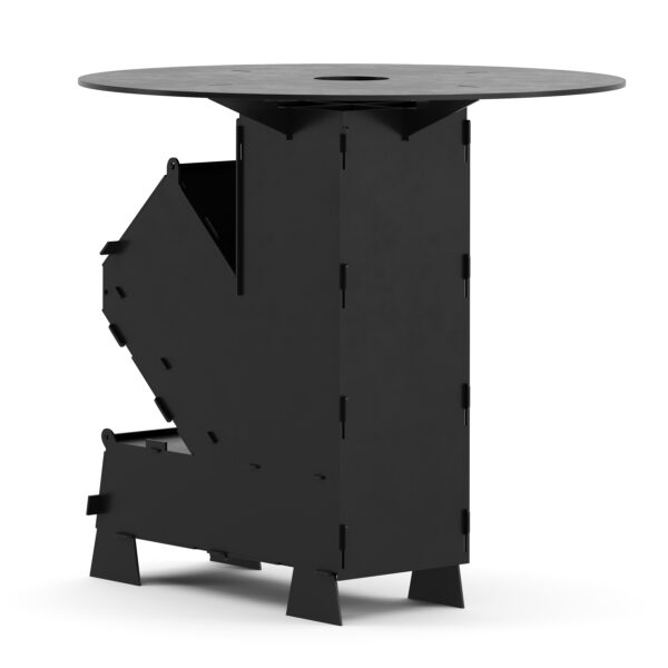 Raketenofen mit Grillplatte 36 x 14 x 57 cm – Bild 7