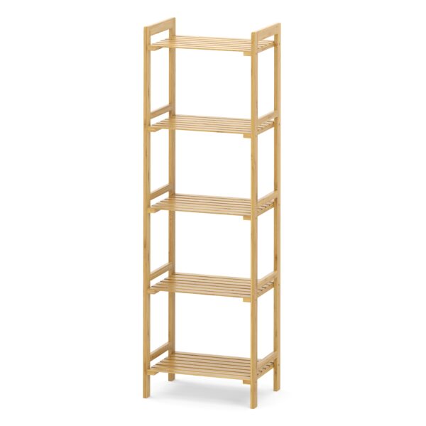 Regal Bambus 45 x 31 x 142 cm natur – Bild 2