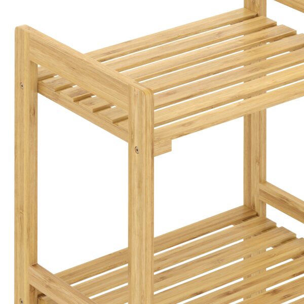 Regal Bambus 45 x 31 x 142 cm natur – Bild 5