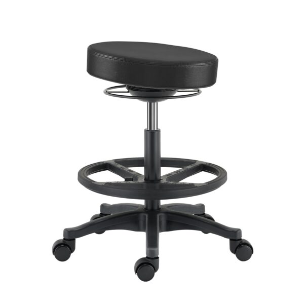 Rollhocker MODEST schwarz – Bild 2