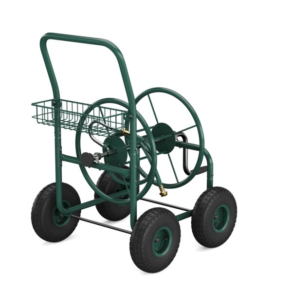 Schlauchwagen Stahl grün – Bild 6