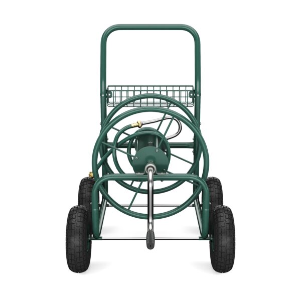 Schlauchwagen Stahl grün – Bild 5
