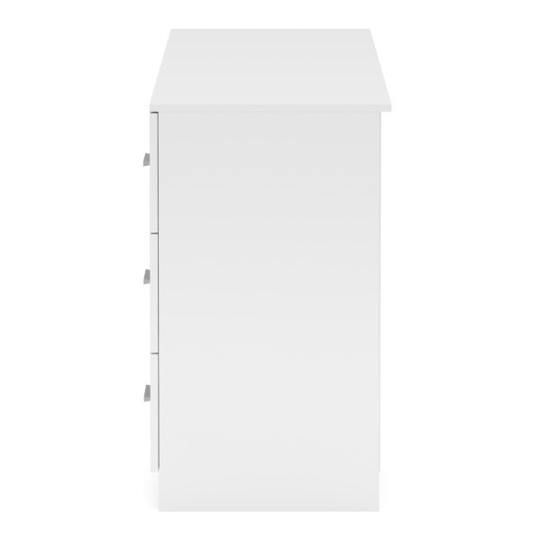 Schreibtisch ANTARES 136 x 45 cm weiss – Bild 5