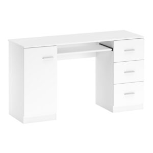 Schreibtisch ANTARES 136 x 45 cm weiss