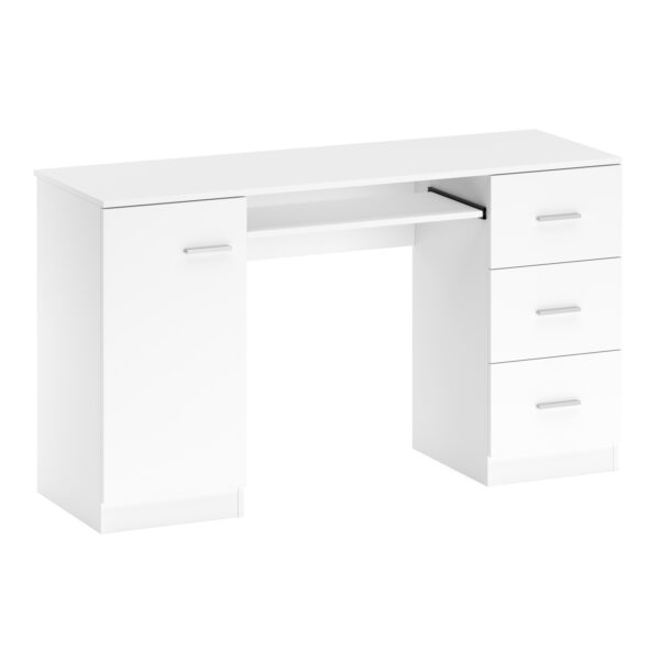 Schreibtisch ANTARES 136 x 45 cm weiss